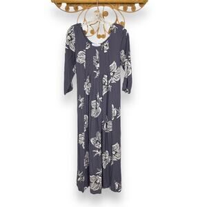 April Cornell Flowy Pleated dress Purple XS